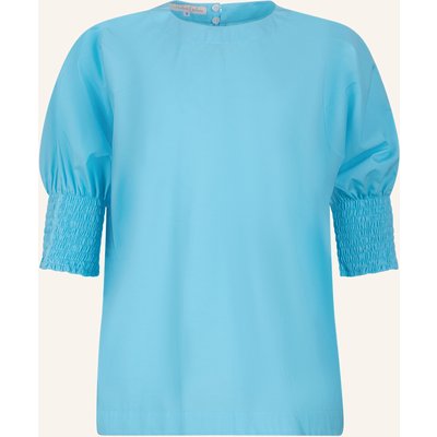 Helene Galwas Bluse Aus Baumwolle Ildiko blau