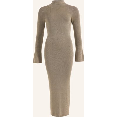 Adlysh Strickkleid Metallic Elegance Dress braun