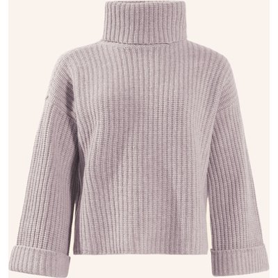 Adlysh Wollpullover Mit Rollkragen lila