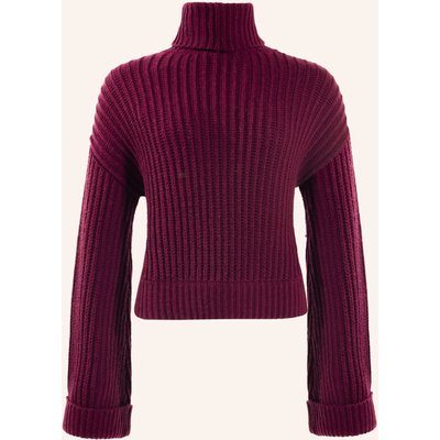 Adlysh Crop Pullover Mit Wolle rot
