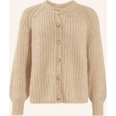 Adlysh Soft Cardigan Mit Mohair beige
