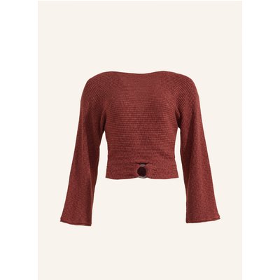 Adlysh Pullover & Strickjacken Infinity Sweater rot