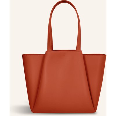 Kaai Schultertasche Pyramid braun