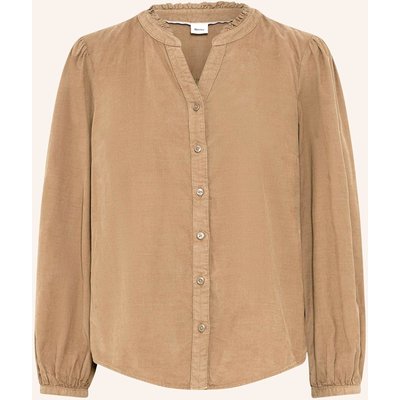 Brax Cordbluse Violet beige
