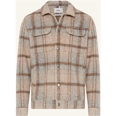 Brax Overshirt Style Santiago braun