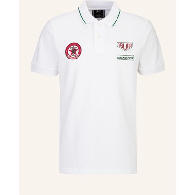 19V69 Italia Poloshirt Emilio Racing weiss