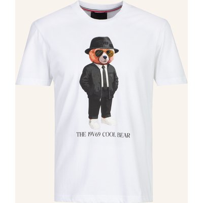 19V69 Italia T-Shirt Rafael Cool Teddy weiss