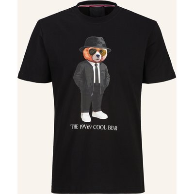 19V69 Italia T-Shirt Rafael Cool Teddy schwarz