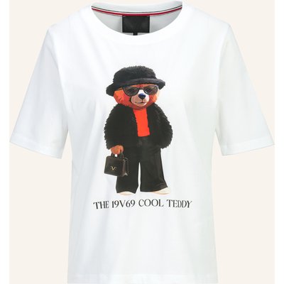 19V69 Italia T-Shirt Bellara Cool Teddy weiss