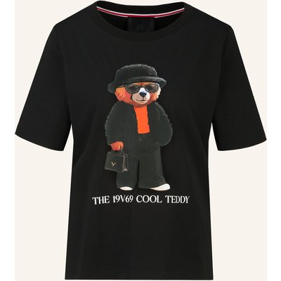 19V69 Italia T-Shirt Bellara Cool Teddy schwarz
