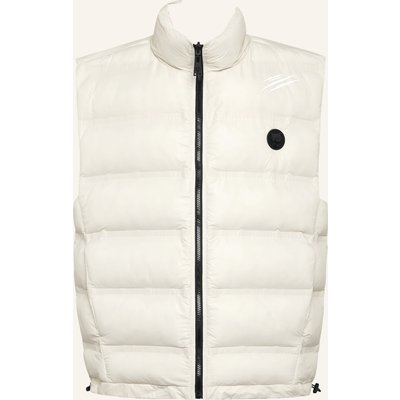 Plein Sport Daunenweste Scratch grau