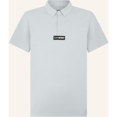 Plein Sport Kurzarm-Poloshirt Scratch blau