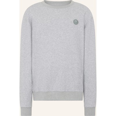 Plein Sport Langarm-Sweatshirt Tiger grau