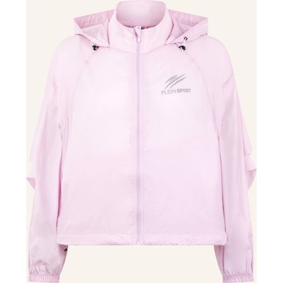 Plein Sport Windbreaker Scratch rosa