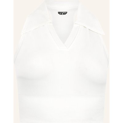 Plein Sport Kurzarm-Poloshirt Ps weiss