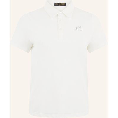 Plein Sport Kurzarm-Poloshirt Scratch weiss
