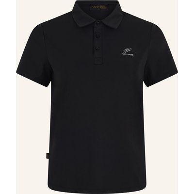 Plein Sport Kurzarm-Poloshirt Scratch schwarz
