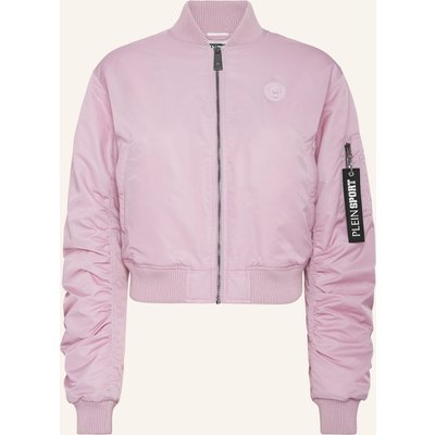 Plein Sport Bomberjacke Icon rosa