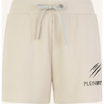 Plein Sport Jogging-Shorts Scratch weiss