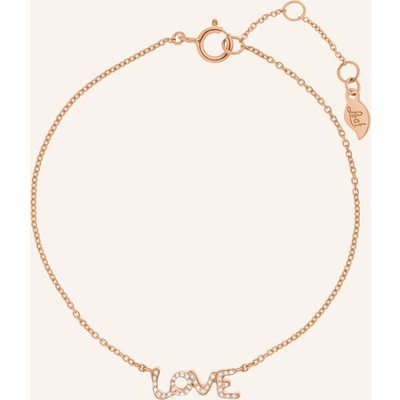 Leaf Armband Tiny Love Aus 14 Karat Roségold Mit Diamanten rosegold