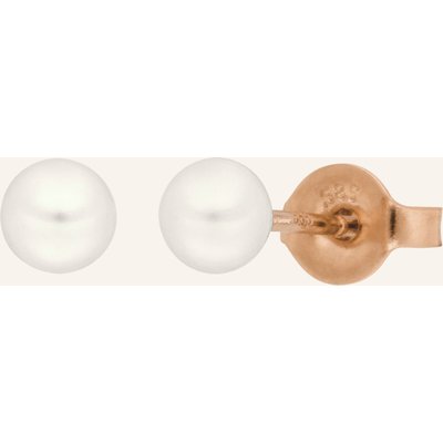 Leaf Ohrstecker Perle 4 Mm Aus 14 Karat Rosegold rosegold