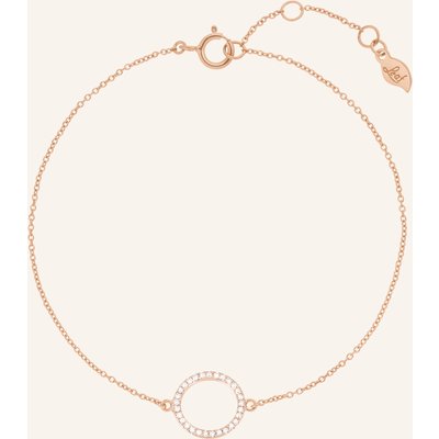 Leaf Armband Circle Aus 18 Karat Roségold Mit Diamanten rosegold