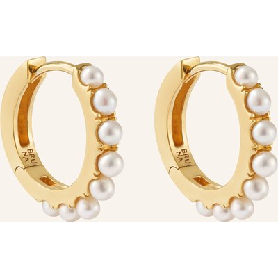 Bruna The Label Creolen Faraglioni Mit Perlen gold