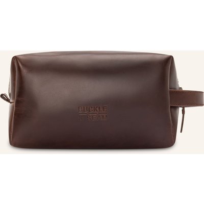 Buckle & Seam Kulturtasche Everest braun