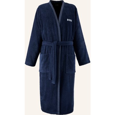 Boss Bademantel Edge blau