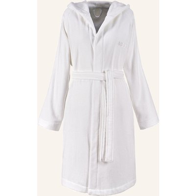 Boss Bademantel Plain weiss