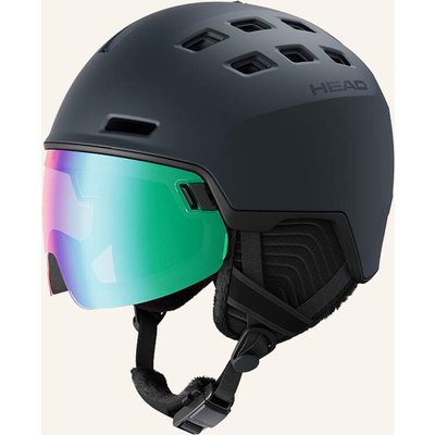 Head Wintersporthelmradar Photo Skihelm schwarz
