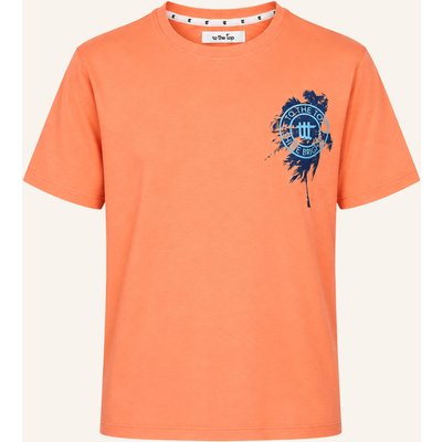 To The Top T-Shirt Print Palm orange