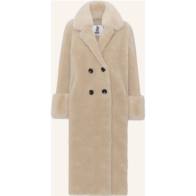 Americandreams Wool Coat Long Fiona beige