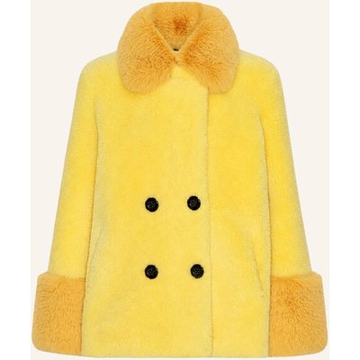 Americandreams Wool Coat Short Fiona gelb