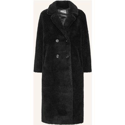 Americandreams Long Coat Without Fur Fiona schwarz