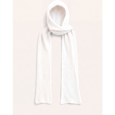 Americandreams Hooded Alpaca Scarf Penn weiss