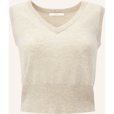 Pinxit Strickweste Aus Kaschmir beige