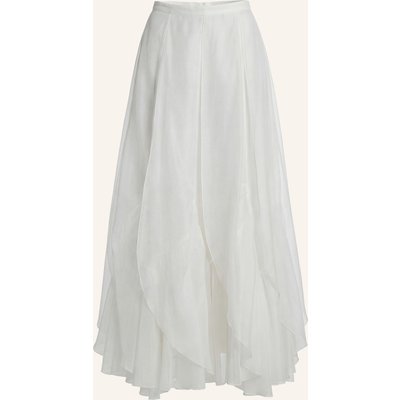 Pinxit Organza-Maxirock weiss