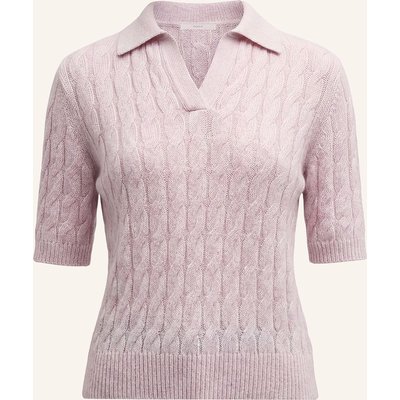 Pinxit Poloshirt Aus Mohair Und Seide pink
