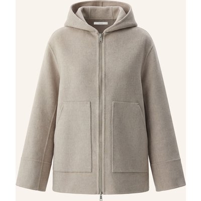 Pinxit Kurzmantel Aus Wolle Und Kaschmir beige
