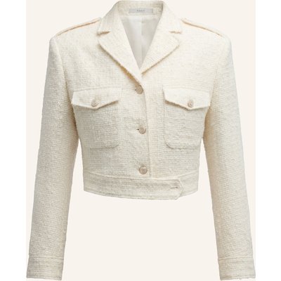 Pinxit Kurzer Tweedblazer weiss