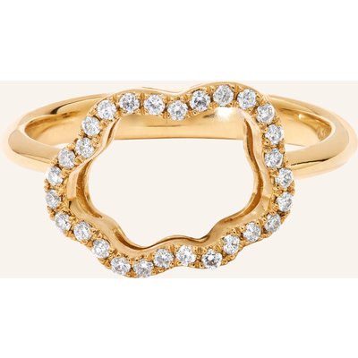 Vieri Ring Wolke Silhouette Brillanten gold