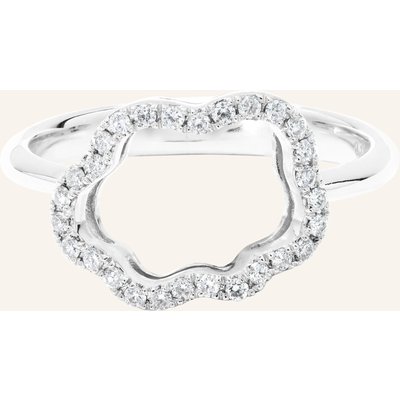 Vieri Ring Wolke Silhouette Brillanten silber
