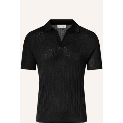 Kiefermann Strick-Poloshirt Bortiso Aus Merino schwarz