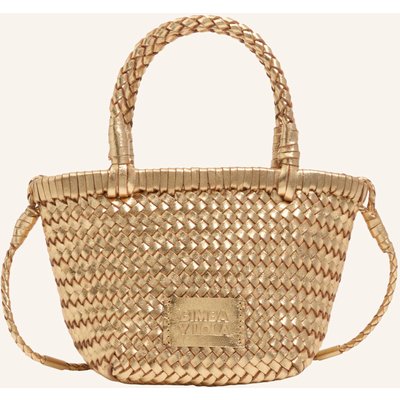 Bimba Y Lola Mini-Tasche Flechtleder gold