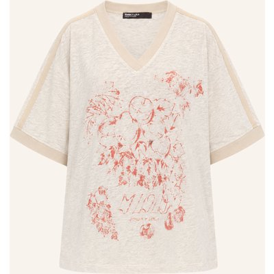 Bimba Y Lola Leinen-T-Shirt weiss