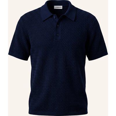 J.Lindeberg Strick‑Polo blau