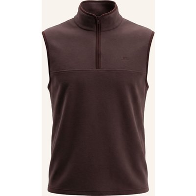 J.Lindeberg Fleece-Weste braun