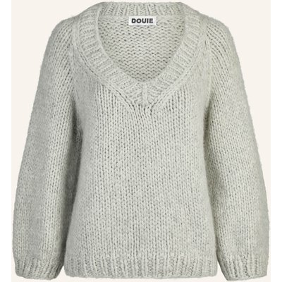 Douie Pullover Amelie Aus Cashmere grau
