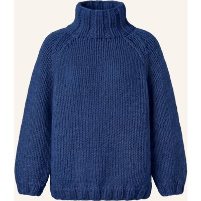 Douie Rollkragenpullover Estelle Aus Cashmere blau